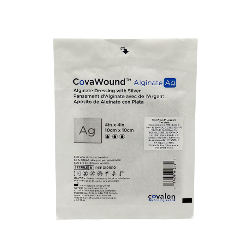 [825439012161] APOSITO COVALON DE ALIGANATO CON PLATA COVAWOUND  X 1 UNIDAD DE 10CM X 10CM (ETHICAL SHIELDS)