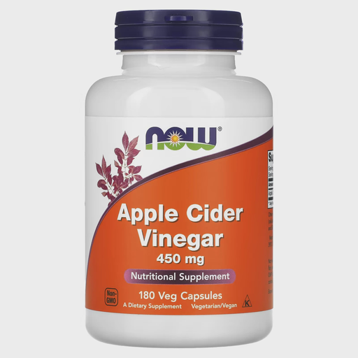 [733739110312] APPLE CIDER VINEGAR (VINAGRE DE SIDRA DE MANZANA) 450MG X 180 CAPSULAS (NOW)