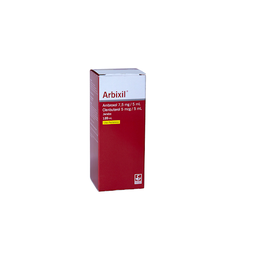 [7592601100638] ARBIXIL JARABE PEDIATRICO (AMBROXOL - CLENBUTEROL) 7.5MG - 5MG/5ML X 120ML (MEYER)