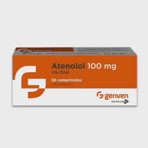 [7591585175014] ATENOLOL 100 MG X 30 COMPRIMIDOS (GENVEN)
