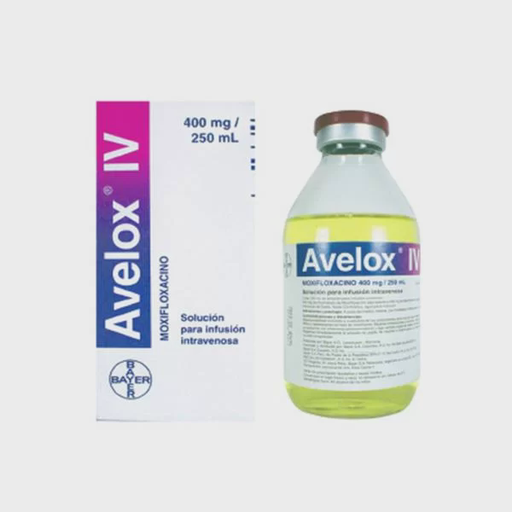 [7702123409861] AVELOX IV SOLUCION INYECTABLE PARA INFUSION (MOXIFLOXACINA) 400MG/250ML X 1 AMPOLLA (BAYER)