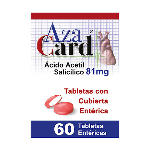 [7591196002471] AZACARD (ACIDO ACETILSALICILICO) 81MG X 60 TABLETAS (OFTALMI)
