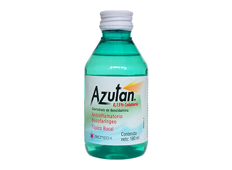 [7591243803167] AZUTAN COLUTORIO (BENCIDAMINA) 0.15% X 180ML (BIOTECH)