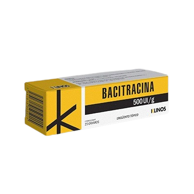 [7591619505015] BACITRACINA UNGÜENTO  500UI/1GR X 15GR (MEGALABS)