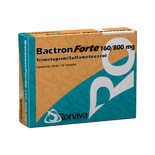 [7592806133530] BACTRON FORTE (TRIMETOPRIM - SULFAMETOXAZOL)  X 10 TABLETAS (RONAVA)