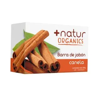 [7595265002072] BARRA +NATUR CANELA 100GR (+NATUR ORGANICS)