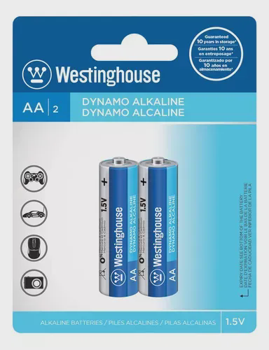 [679436750027] BATERIAS ALKALINE AA X 2 UNIDADES (WESTINGHOUSE)