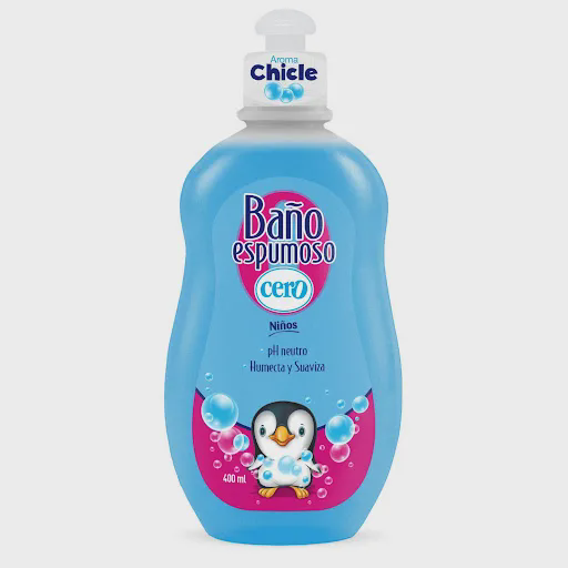 [7702661255012] BAÑO ESPUMOSO CHICLE 400ML (CERO)