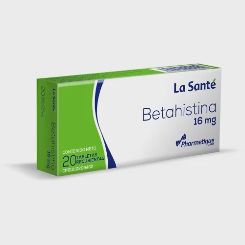 [7592454002400] BETAHISTINA  16MG X 20 TABLETAS (LA SANTE)