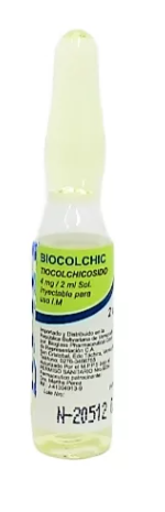 [BIOCOLC] BIOCOLCHIC (TIOCOLCHICOSIDO) 4MG/2ML X 1 AMPOLLA (BIOGLASS)