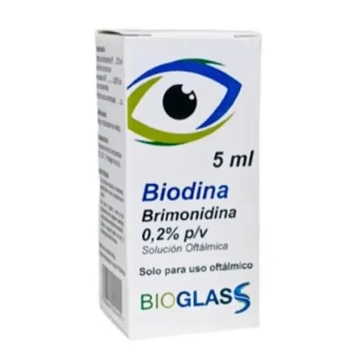 [7598455000445] BIODINA (BRIMONIDINA TARTRATO) 0,2% X 5 ML (BIOGLASS)