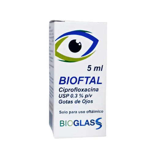 [7598455000506] BIOFTAL (CIPROFLOXACINA HCL) 0.3% X 5ML (BIOGLASS)