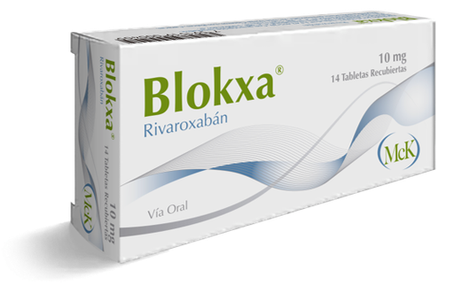 [7591519000405] BLOKXA (RIVAROXABAN) 10MG X 14 TABLETAS RECUBIERTAS (CALOX)