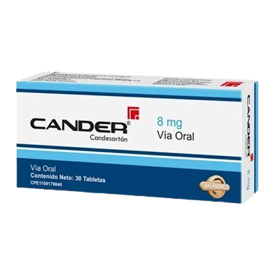 [7591020008297] CANDER (CANDESARTAN) 8MG X 30 TABLETAS (VALMORCA)