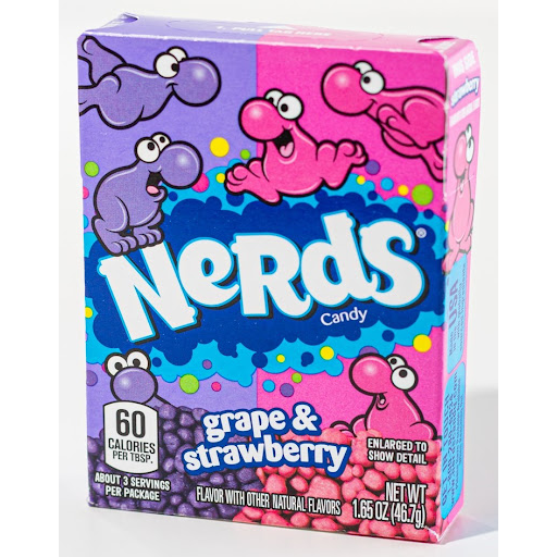 [7933624] CANDY GRAPE & STRAWBERRY X 47 GR (NERDS)