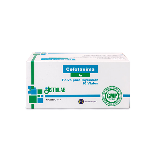 [7598252101086] CEFOTAXIMA  1G X 1 VIAL (CR DISTRILAB)
