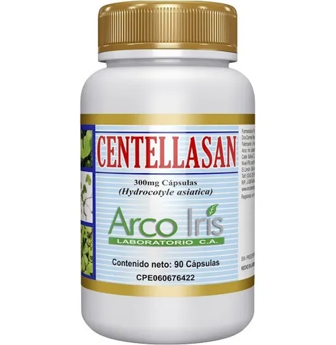 [7592946005704] CENTELLASAN (CENTELLA ASIATICA) 300MG X 90 CAPCULAS (ARCO IRIS)