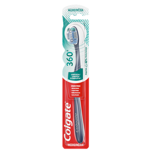 [7891024316160] CEPILLO DENTAL 360º MEDIO  (COLGATE-PALMOLIVE)