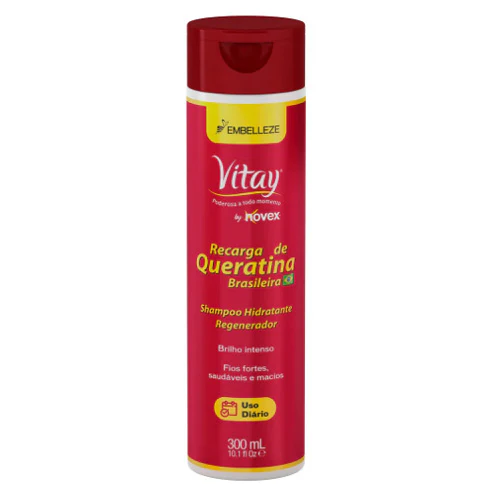 [7896013505013] CHAMPU RECARGA DE QUERATINA X 300 ML (VITAY)
