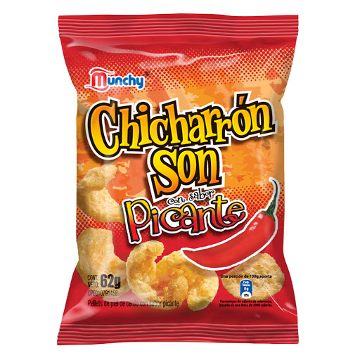 [7592708000114] CHICHARRON SON PICANTE 62 GR (MUNCHY)
