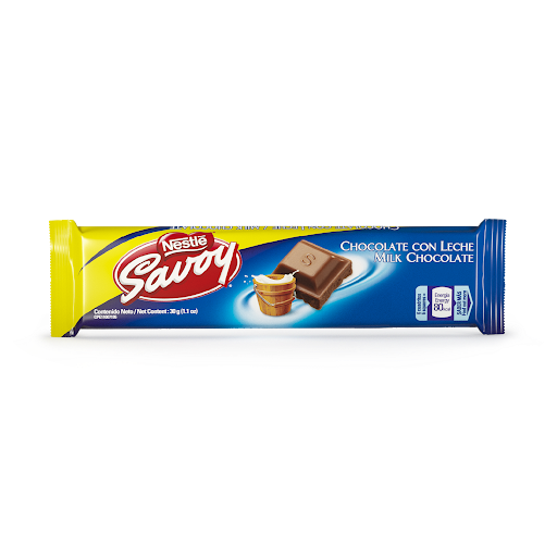 [7591016851135] CHOCOLATE C/LECHE 30GR (SAVOY)