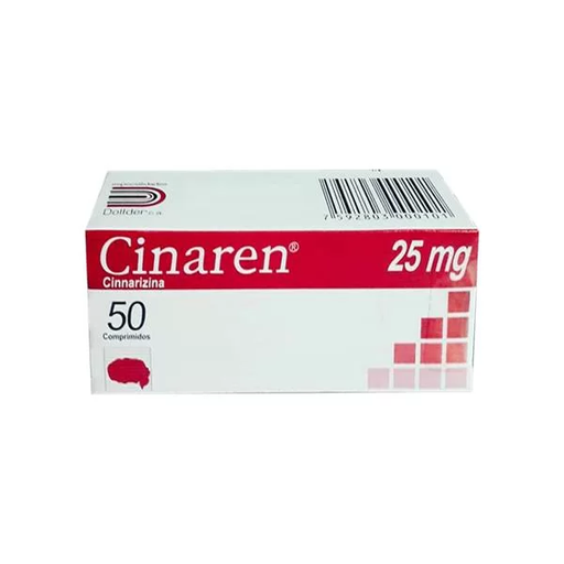 [7592803000101] CINAREN (CINARIZINA) 25MG X 50 COMPRIMIDOS (DOLLDER)