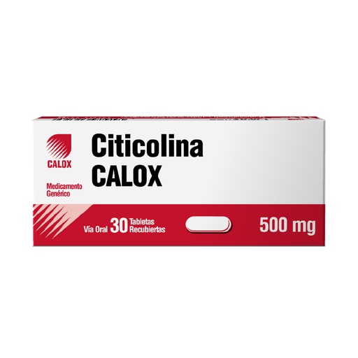 [7591519316162] CITICOLINA  500MG X 30 TABLETAS (CALOX)