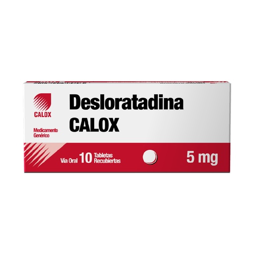 [7591519008210] DESLORATADINA  5MG X 10 TABLETAS (CALOX)