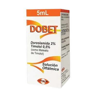 [7591196000583] DOBET (DORZOLAMIDA - TIMOLOL) 2%-0.5% X 5ML (OFTALMI)