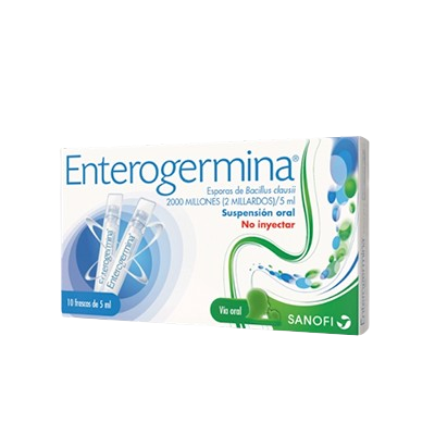[3582910009900] ENTEROGERMINA (BACILLUS CLAUSII) 2 BILLONES-5ML X 10 FRASCOS (DOLLY FARMA)