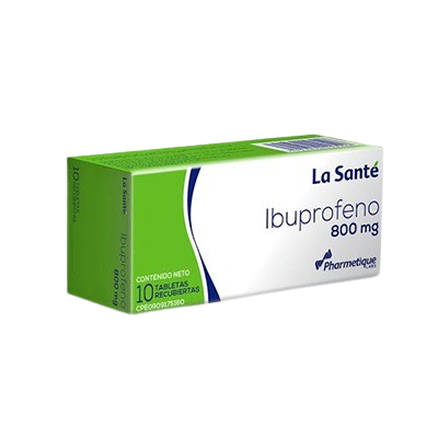[7592454153928] IBUPROFENO  800MG X 10 TABLETAS (LA SANTE)