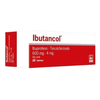 [7592601001188] IBUTANCOL (IBUPROFENO - TIOCOLCHICOSIDO) 600MG-4MG X 10 TABLETAS (MEYER)