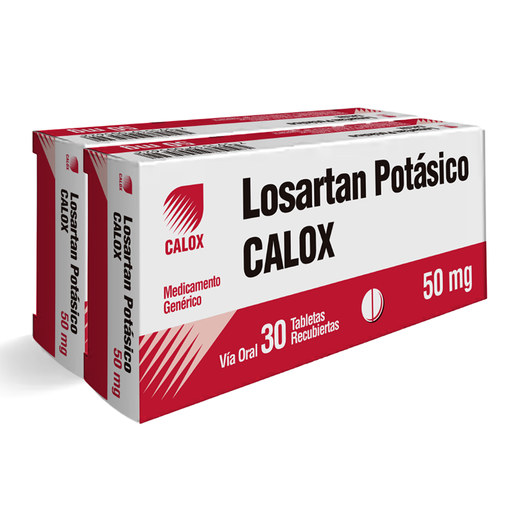 [7591519051698] LOSARTAN POTASICO  50MG X 30 TABLETAS (CALOX)