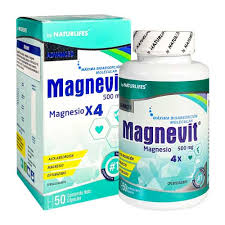 [7596526000714] MAGNEVIT 4 ADVANCE (MAGNESIO) X 50 CAPSULAS (NATURLIFE'S)