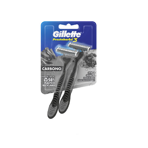 [7500435245852] MAQUINA DE AFEITAR PB3 CARBONO X 2 UNIDADES (GILLETTE)