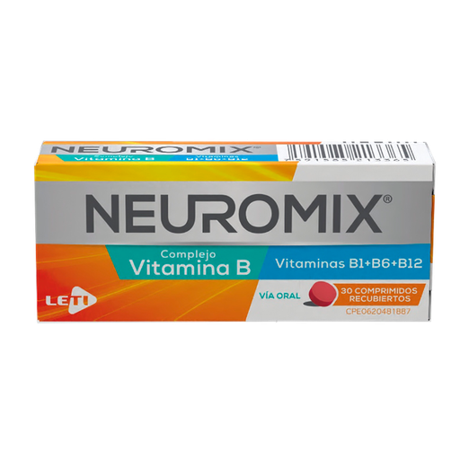 [7591585213365] NEUROMIX (COMPLEJO B)  X 30 COMPRIMIDOS (LETI)