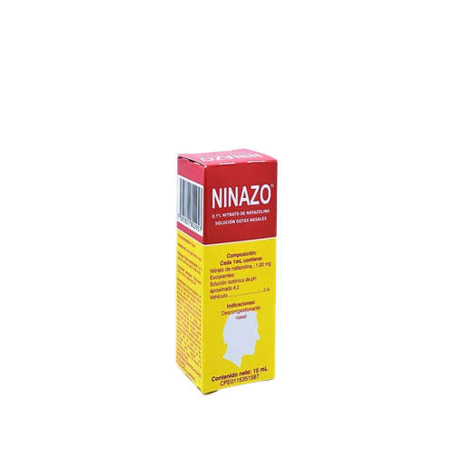 [7591821802957] NINAZO GOTAS NASALES (NAFAZOLINA NITRATO) 0.1% X 15ML (FARMA)