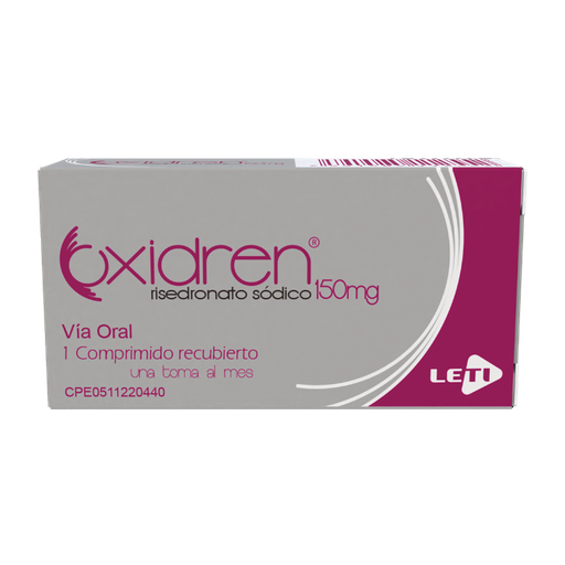 [7591585112552] OXIDREN (RISEDRONATO SODICO) 150MG X 1 COMPRIMIDO RECUBIERTO (LETI)
