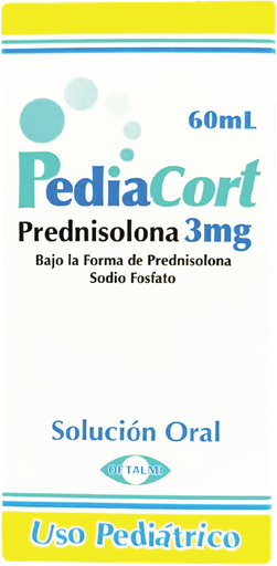 [7591196006097] PEDIACORT SOLUCION PEDIATRICA (PREDNISOLONA) 3MG X 60ML (OFTALMI)