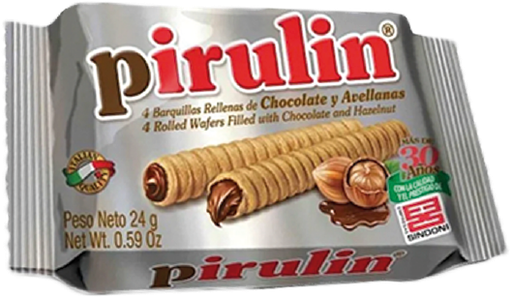 [7591675004781] PIRULIN RELLENO DE CHOCOLATE Y AVELLANAS 60GR (PIRULIN)