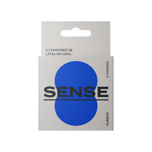 [742033994634] PRESERVATIVOS CLASICO 3 UNIDADES (SENSE)