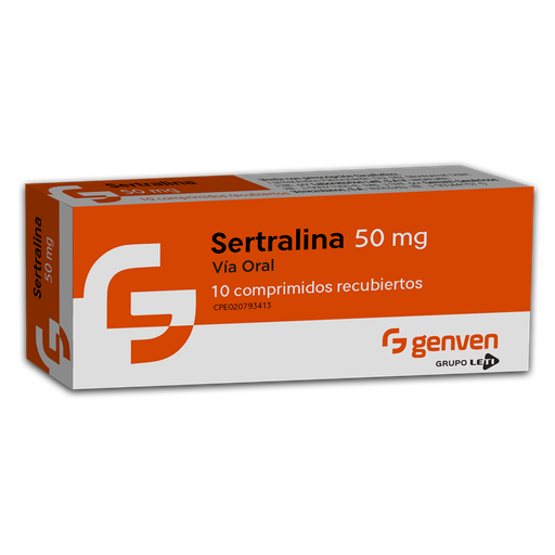 [7591585178275] SERTRALINA  50MG X 10 COMPRIMIDOS (GENVEN)