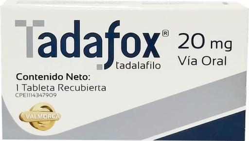 [7591020008754] TADAFOX (TADALAFIL) 20MG X 1 TABLETA (VALMORCA)