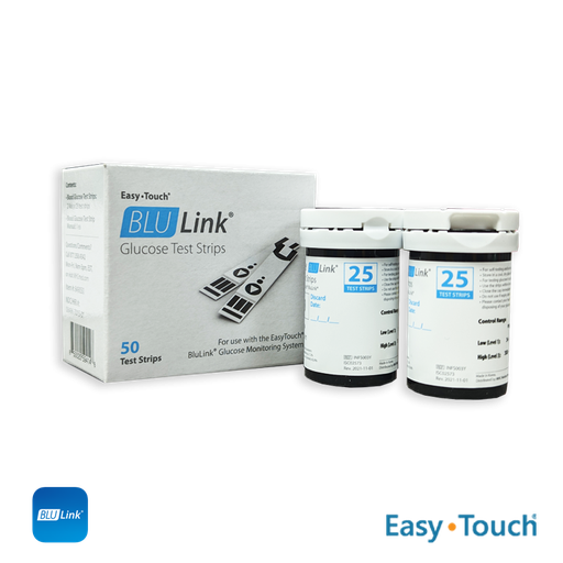 [850020594146] TIRAS REACTIVAS PARA GLUCOMETRO BLULINK X50 (EASY TOUCH)