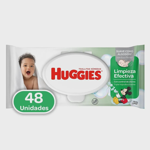 [7896018700628] TOALLAS HUMEDAS LIMPIEZA EFECTIVA 48 UNIDADES (HUGGIES)