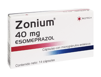 [7591243856941] ZONIUM (ESOMEPRAZOL) 40MG X 14 CAPSULAS (BIOTECH)