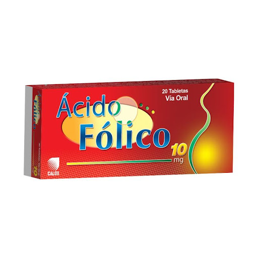 [7591519004892] ÁCIDO FÓLICO  10MG X 20 TABLETAS (CALOX)