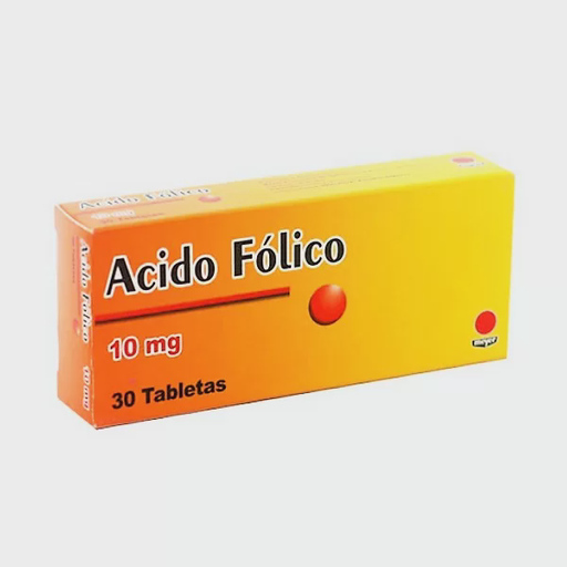 [7592601301486] ÁCIDO FÓLICO  10MG X 30 TABLETAS (MEYER)