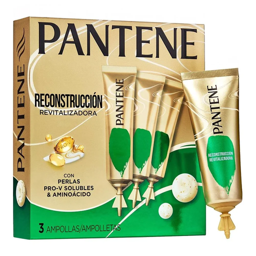 [7506195196694] AMPOLLA RECONSTRUCCIÓN REVITALIZADORA 3 UNIDADES X 75 ML (PANTENE)