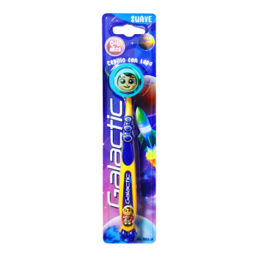 [7595751005952] CEPILLO DENTAL ASTRONAUTA CON TAPA KIDS X 1 UNIDAD (GALACTIC)